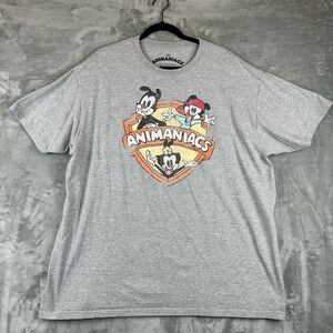 Animaniacs T-Shirt Men's 2X Gray Graphic Print